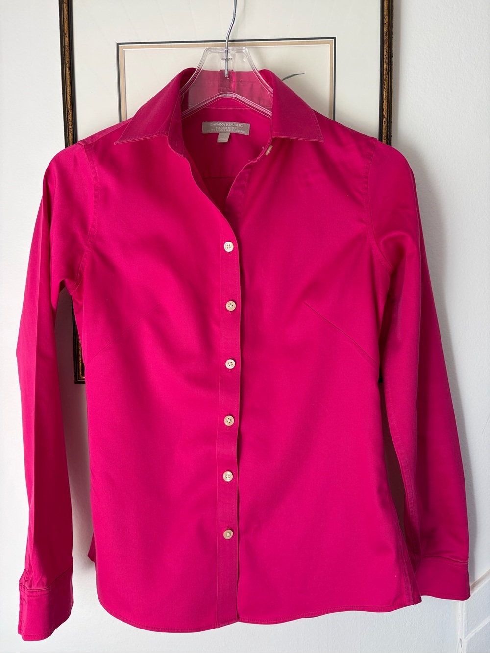 Banana Republic 'Wild Orchid' Pink Button-Down Shirt